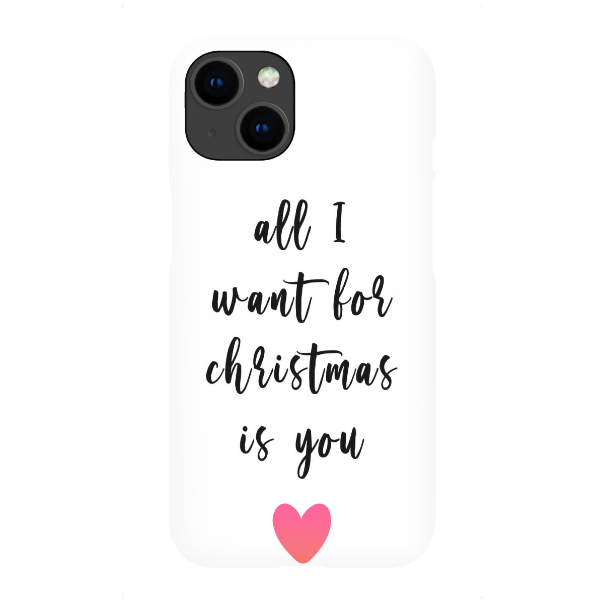iPhone "All I want for Xmas" Premium-Case Handyhülle artboxONE