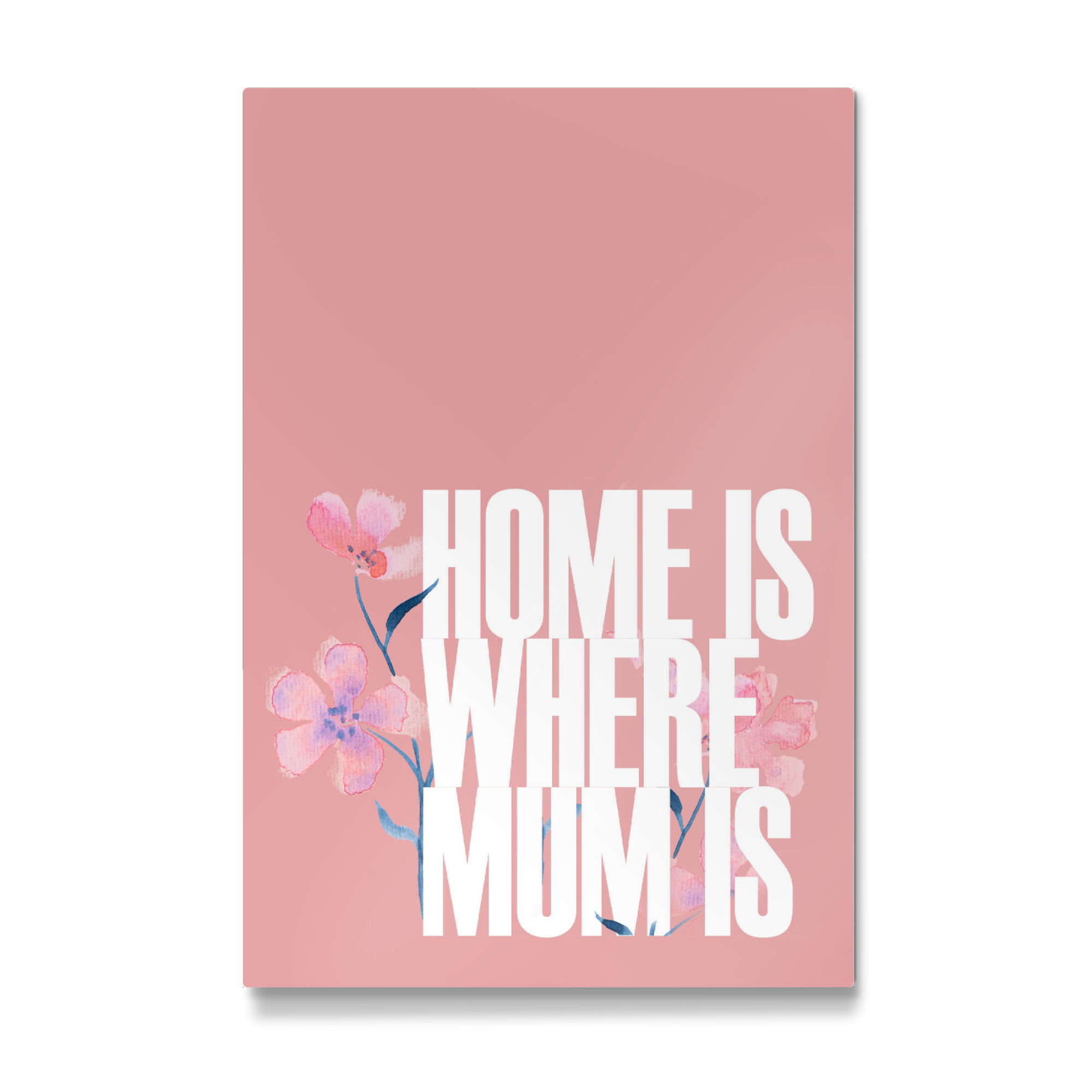 Galerie-Print "Home is where mum is - flowers" 30x20 cm artboxONE