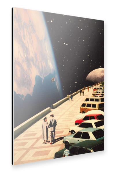 Alu-Dibond "Weltraumpromenade" 30x20 cm artboxONE