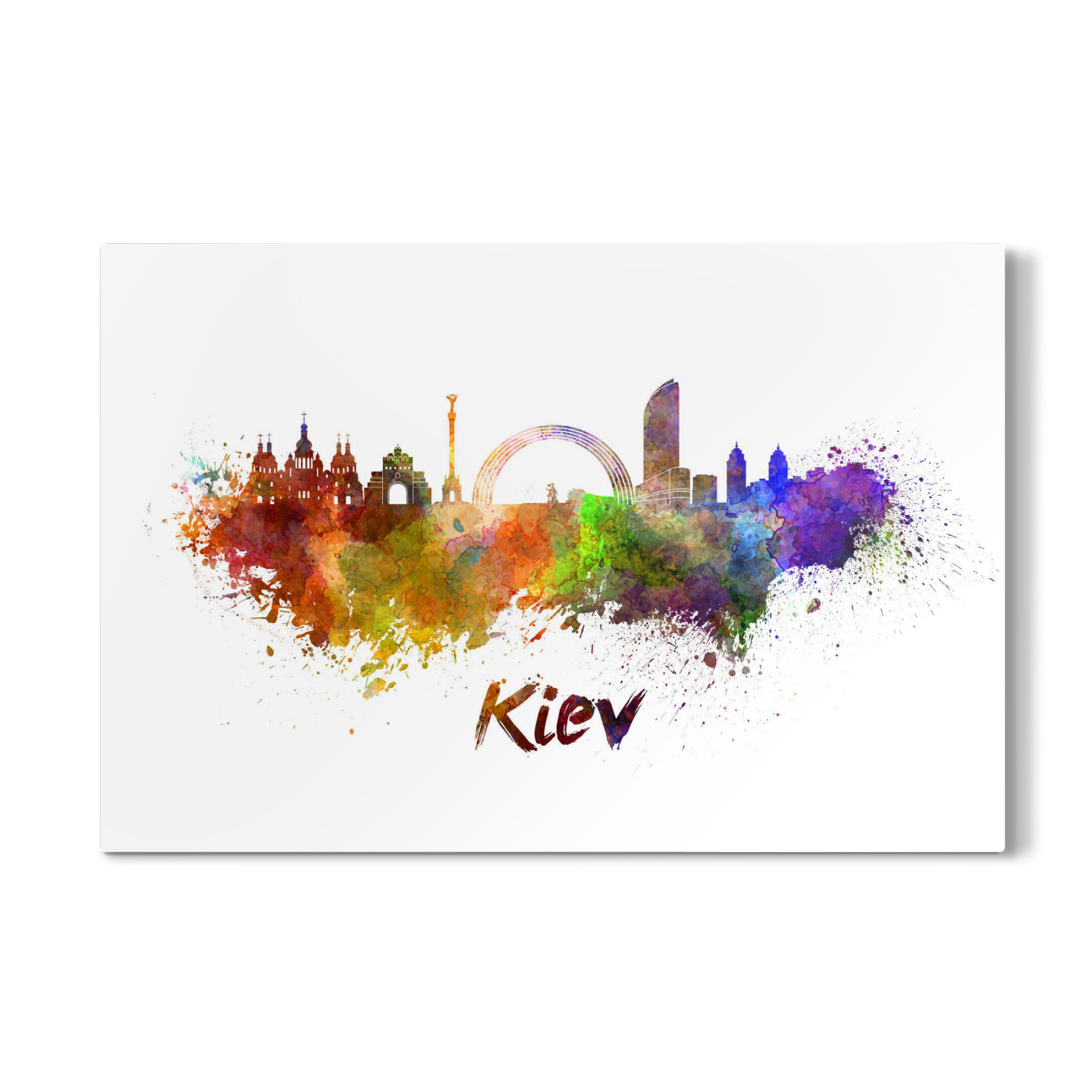Galerie-Print "KIEW-Skyline im Aquarell" 30x20 cm artboxONE