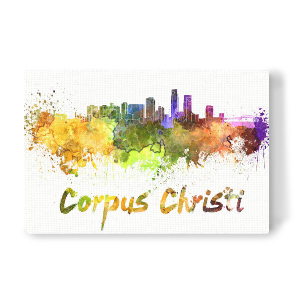 Leinwandbild "Skyline von Fronleichnam -b" artboxONE - Städte,Abstrakt,Architektur