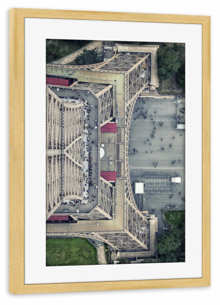 Poster mit Rahmen kiefer "Second Floor" artboxONE - Städte,Reise,Architektur,Städte / Paris,Reise / Länder