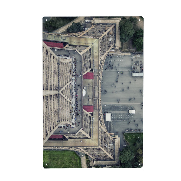 Holzbild "Second Floor" artboxONE - Städte,Reise,Architektur,Städte / Paris,Reise / Länder