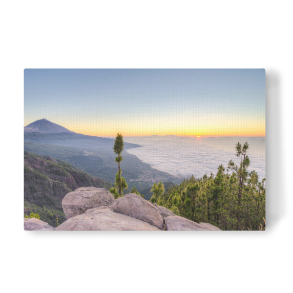 Leinwandbild "Sonnenuntergang auf Teneriffa" artboxONE - Natur,Reise,Reise / Länder