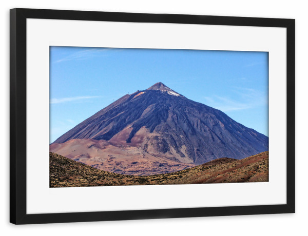 Poster mit Rahmen schwarz "Vulkan Teide auf Teneriffa" artboxONE - Natur,Reise,Reise / Strand und Meer,Reise / Länder