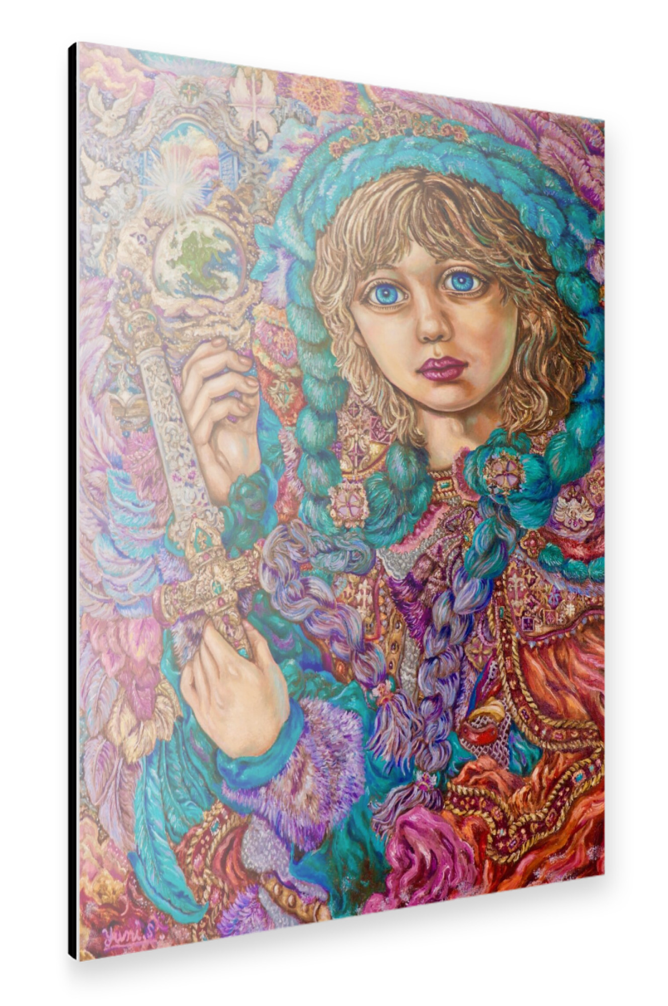 Alu-Dibond "Yumi Sugai. Erzengel Uriel" 30x20 cm artboxONE