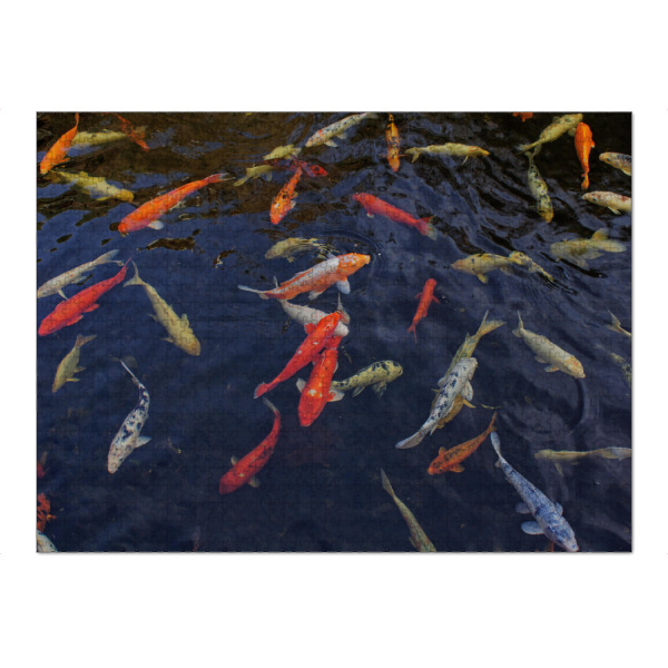 Puzzle Ravensburger "Koi-Karpfen-Treffen" artboxONE - Natur,Reise,Reise / Strand und Meer,Reise / Länder