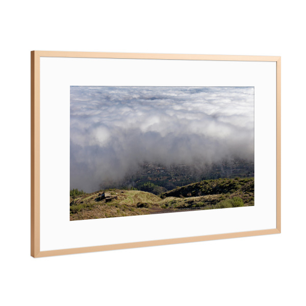 Poster mit Rahmen Kupfer "Teneriffa - Wolkengrenze" artboxONE - Städte,Natur,Reise,Reise / Strand und Meer,Reise / Länder