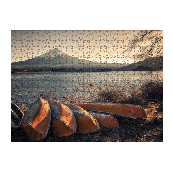 artboxONE Puzzle "Kawaguchi Lake Shore" artboxONE - Natur,Reise,Reise / Asien,Reise / Länder