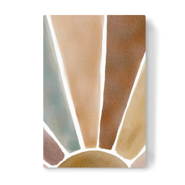 Leinwandbild "Abstract Sunset" artboxONE - Abstrakt - Abstrakter sonnenuntergang,Sonnenuntergang,Sonne,Bunt,Gemälde