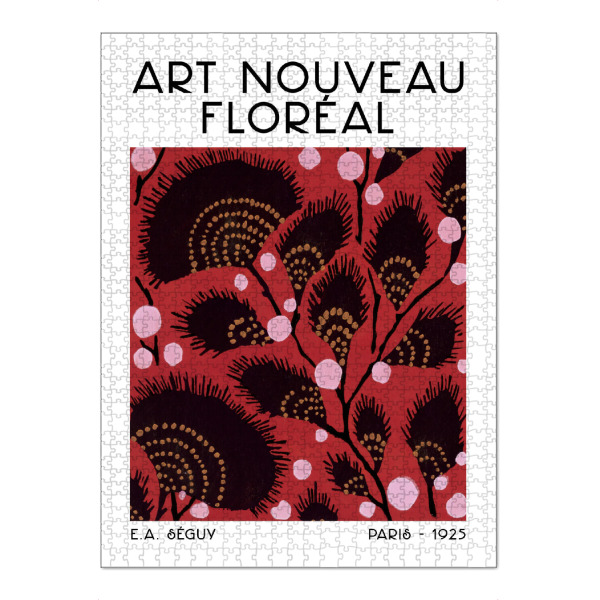 Puzzle Ravensburger "Jugendstil-Vintage-Muster" artboxONE - Natur,Floral,Abstrakt
