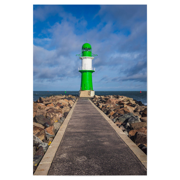 Poster "Weg zum Molenturm" artboxONE - Natur,Reise,Architektur,Reise / Strand und Meer