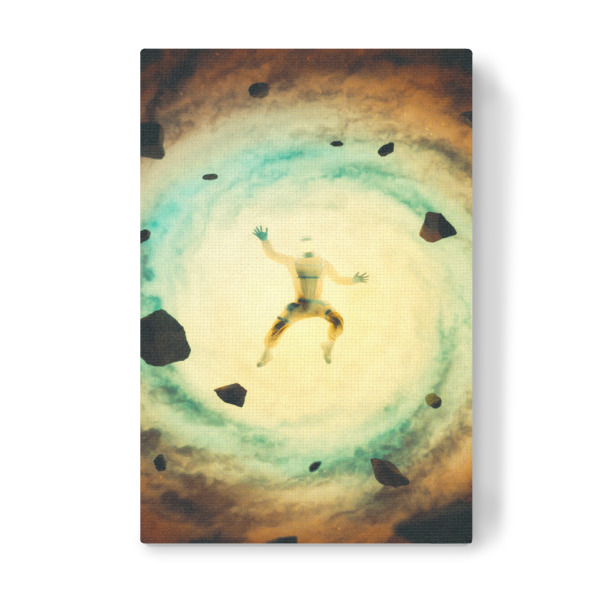 Leinwandbild "Astronaut Falling Behind" artboxONE - Reise,Menschen,Fiktion,Männer,Galaxy