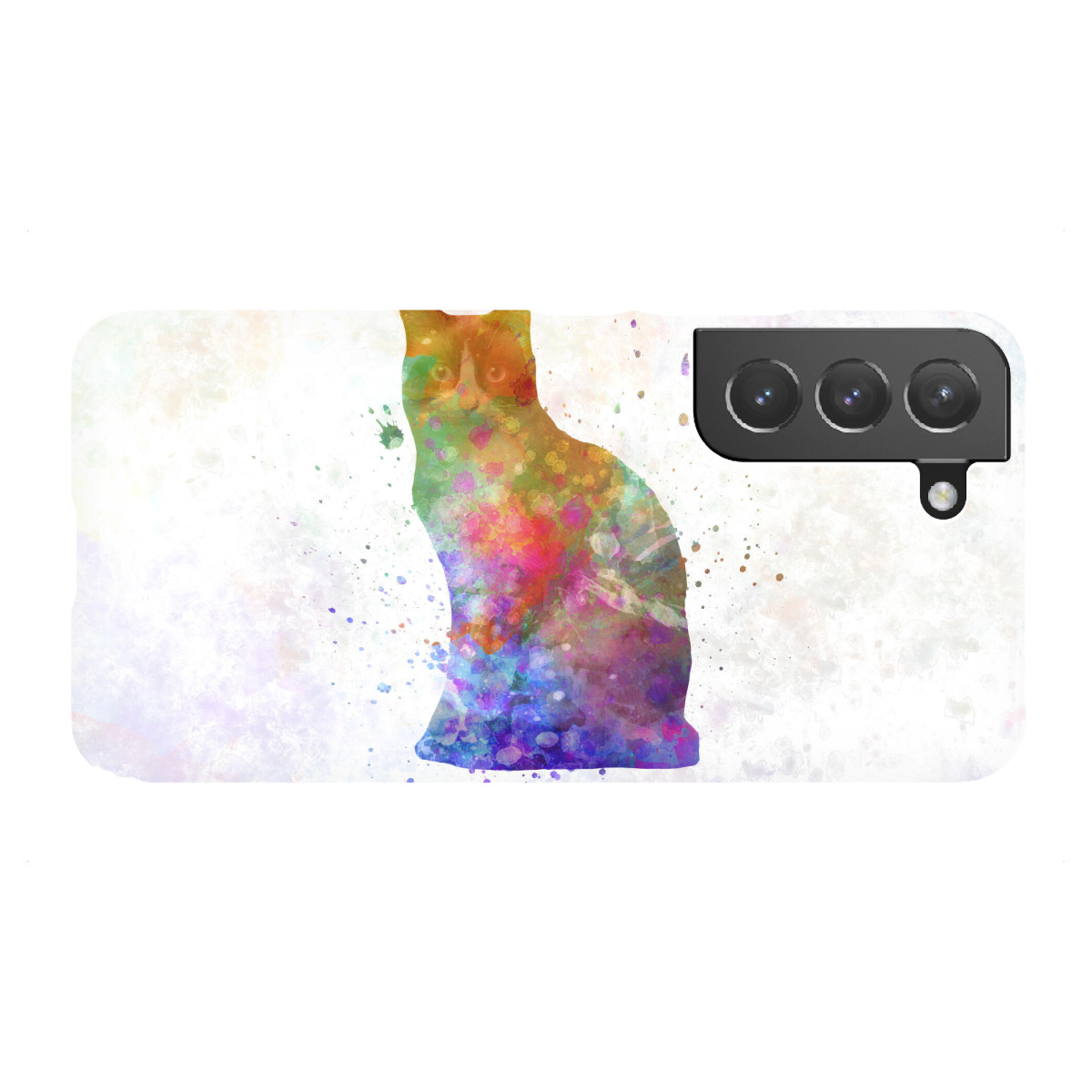 Samsung Galaxy "Schneeschuhkatze in Aquarell" Premium-Case Handyhülle artboxONE