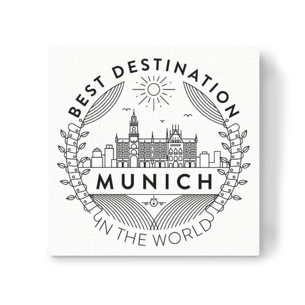 Leinwandbild "Münchner Abzeichen" artboxONE - Städte / München,Reise