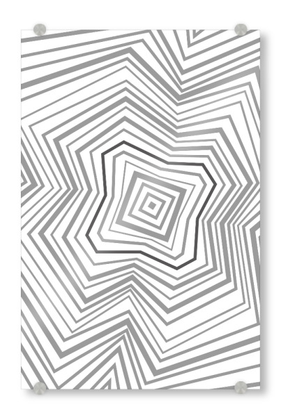 Acrylglasbild "Quadrate" artboxONE - Abstrakt,Geometrie - Art,Artwork,Design,Abstrakt,Schwazrweiß,Geometrie,Formen