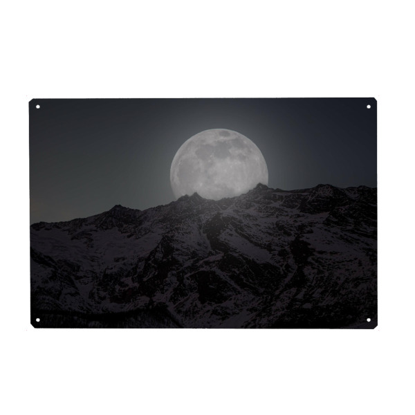 Holzbild "Moonrise" artboxONE - Natur,Abstrakt,Streetart,Fiktion,Galaxy