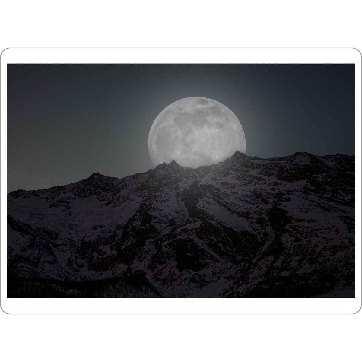Tischset "Moonrise" artboxONE - Natur,Abstrakt,Streetart,Fiktion,Galaxy