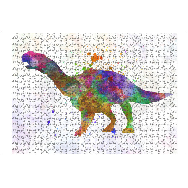 artboxONE Puzzle "Muttaburrasaurus in Aquarell" artboxONE - Tiere,Abstrakt