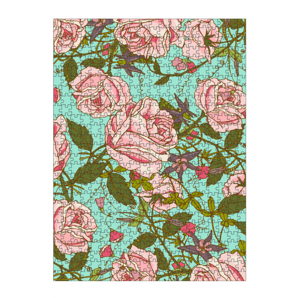 artboxONE Puzzle "Blumige Schönheit" artboxONE - Floral