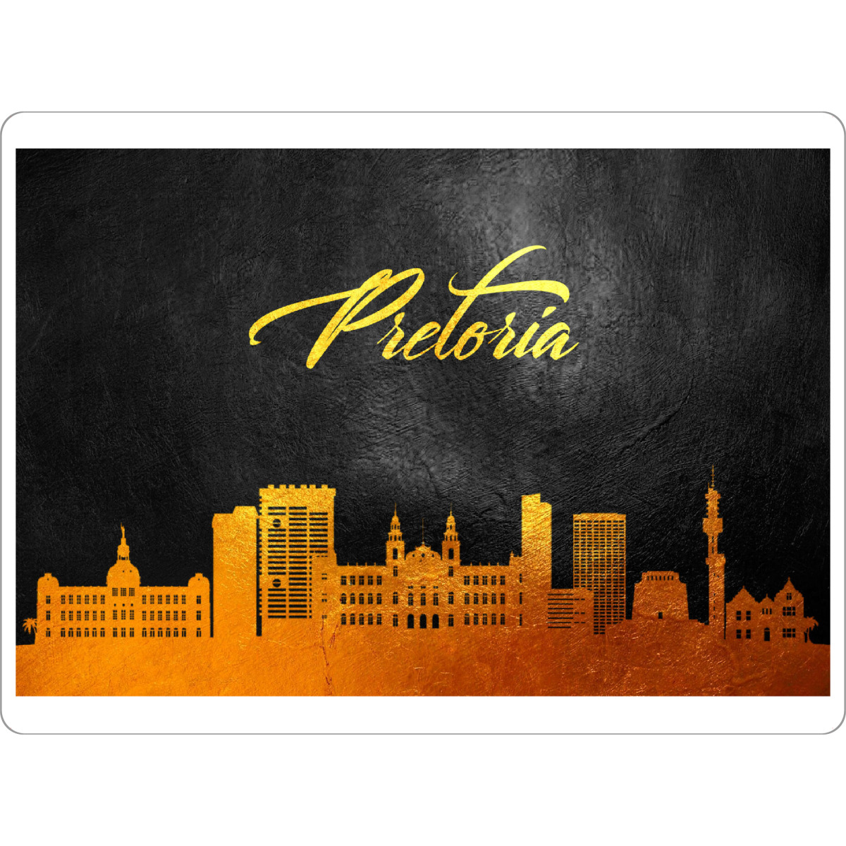 Tischset "Pretoria Südafrika Gold" artboxONE - Städte - Pretoria,Südafrika,Gold,Skyline,Stadt - Bild pretoria
