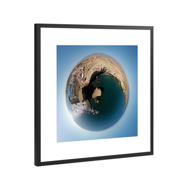 Poster mit Rahmen Schwarz (Metallic) "San Miguel de Tajao" artboxONE - Städte,Natur,Reise,Reise / Strand und Meer,Reise / Länder