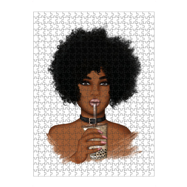 Puzzle Ravensburger "Boba-Tee-Liebhaber" artboxONE - Essen & Trinken,Fashion,Für Mama,Essen & Trinken / Alkohol,Lustig