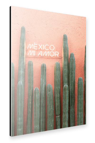 Alu-Dibond "Mexiko Mi Amor" 30x20 cm artboxONE