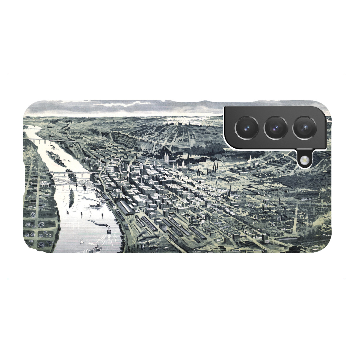Samsung Galaxy "Old map of Saint Paul-Minnesota" Premium-Case Handyhülle artboxONE