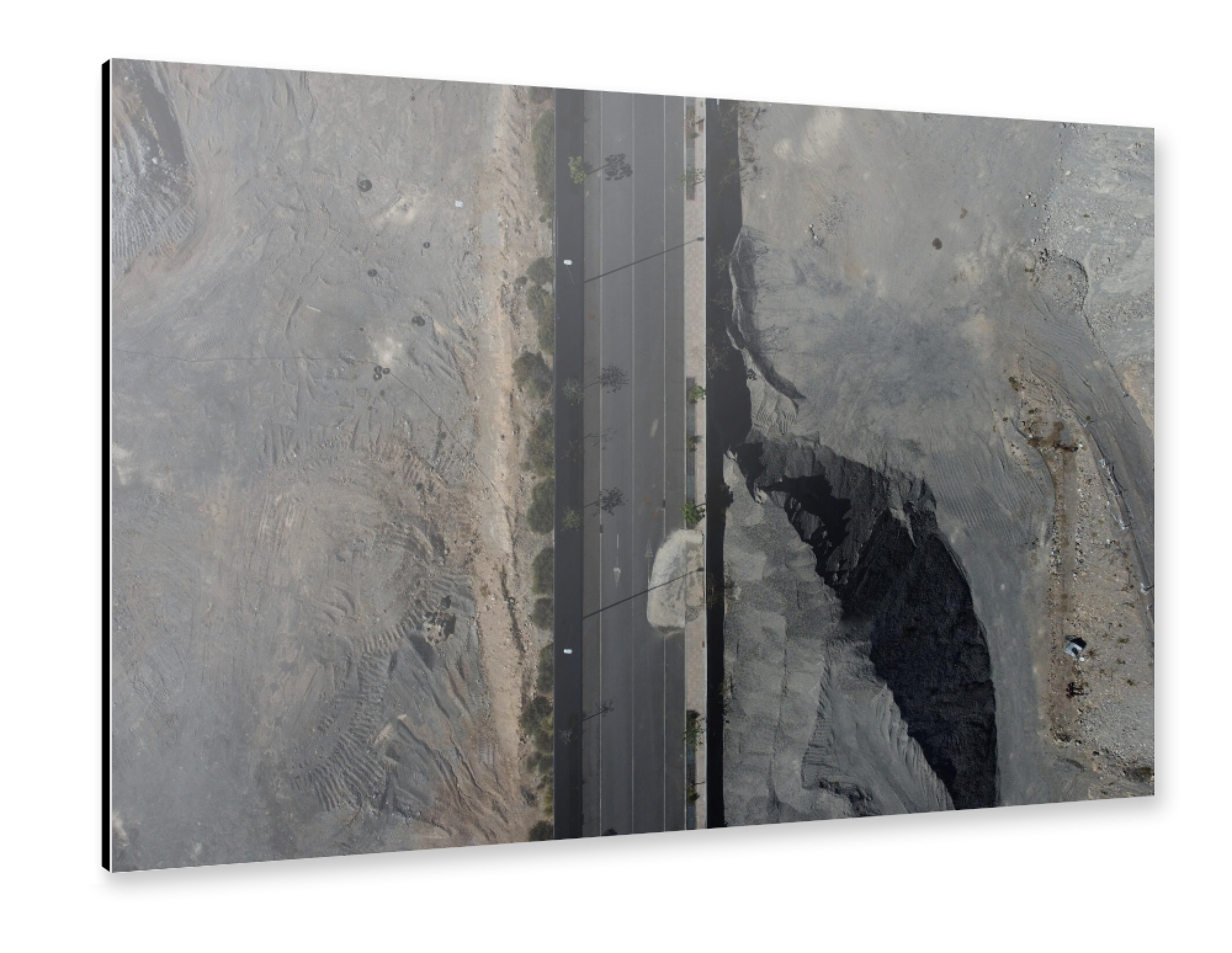 Alu-Dibond "Teneriffa-LosCristanos;Streetline" 75x50 cm artboxONE