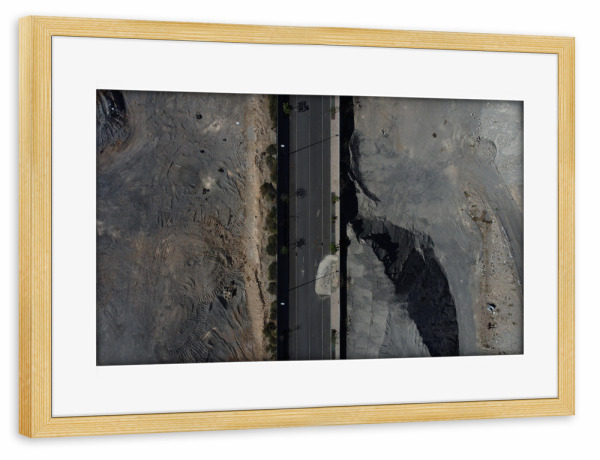 Poster mit Rahmen kiefer "Teneriffa-LosCristanos;Streetline" artboxONE - Städte,Natur,Reise,Architektur,Reise / Strand und Meer