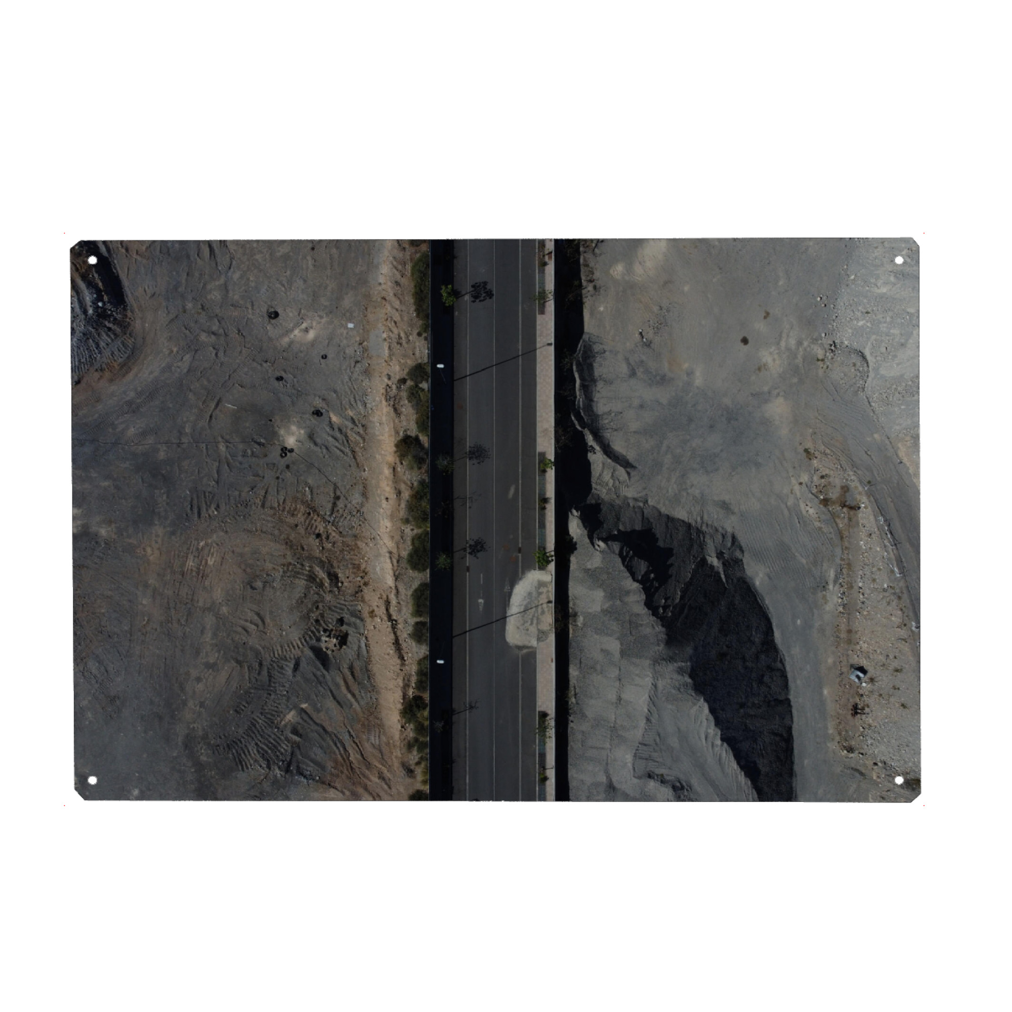Holzbild "Teneriffa-LosCristanos;Streetline" artboxONE - Städte,Natur,Reise,Architektur,Reise / Strand und Meer