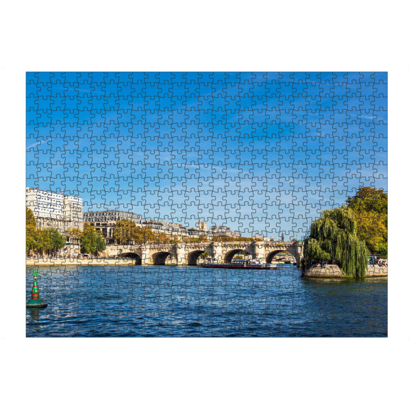 Puzzle Ravensburger "Seine, Brücke und Häuser" artboxONE - Reise,Architektur,Städte / Paris,Reise / Länder