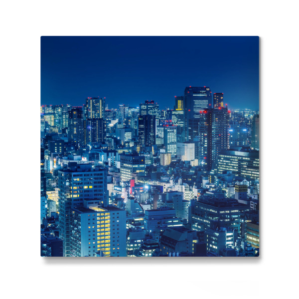 Galerie-Print "Tokio bei Nacht" 30x30 cm artboxONE