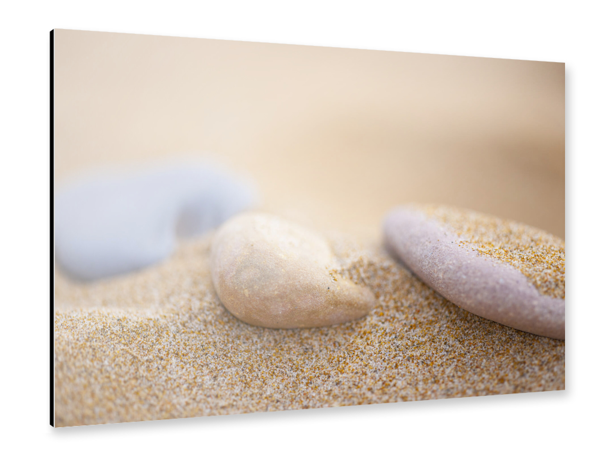 Alu-Dibond "Drei im Sand" 30x20 cm artboxONE