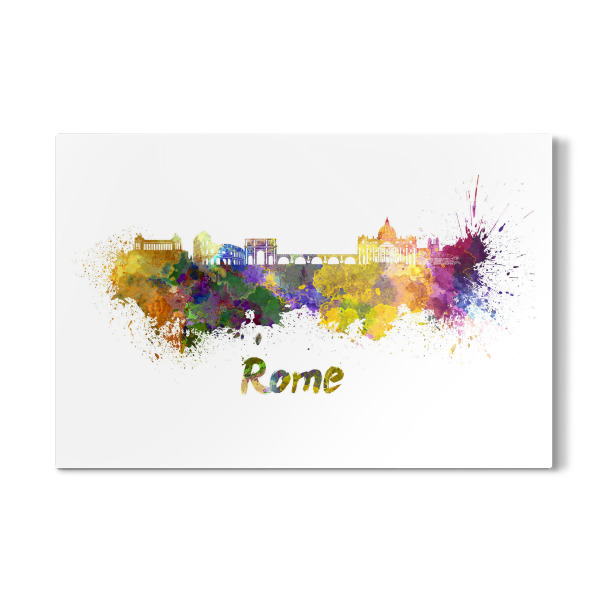 Galerie-Print "ROME skyline in watercolor" 30x20 cm artboxONE