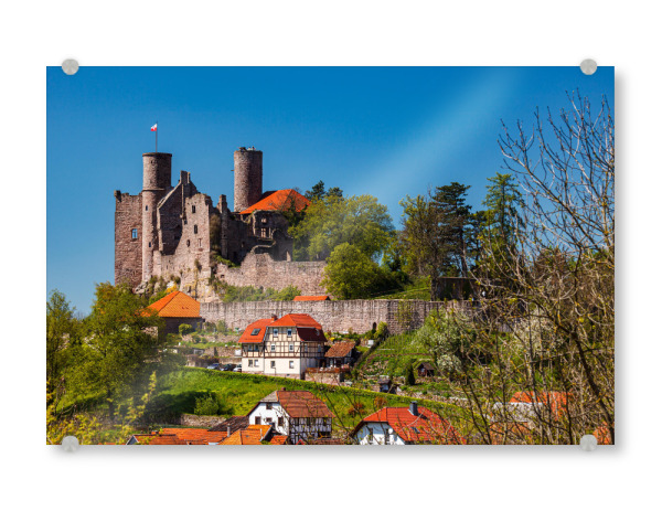Acrylglasbild "Die Burg Hanstein" artboxONE - Natur,Architektur