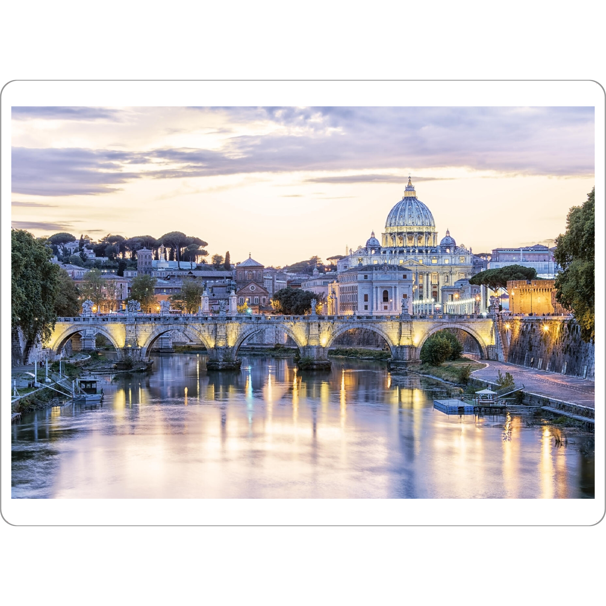 Tischset "Lila Rom" artboxONE - Städte,Reise,Architektur,Reise / Länder,Städte / Rom