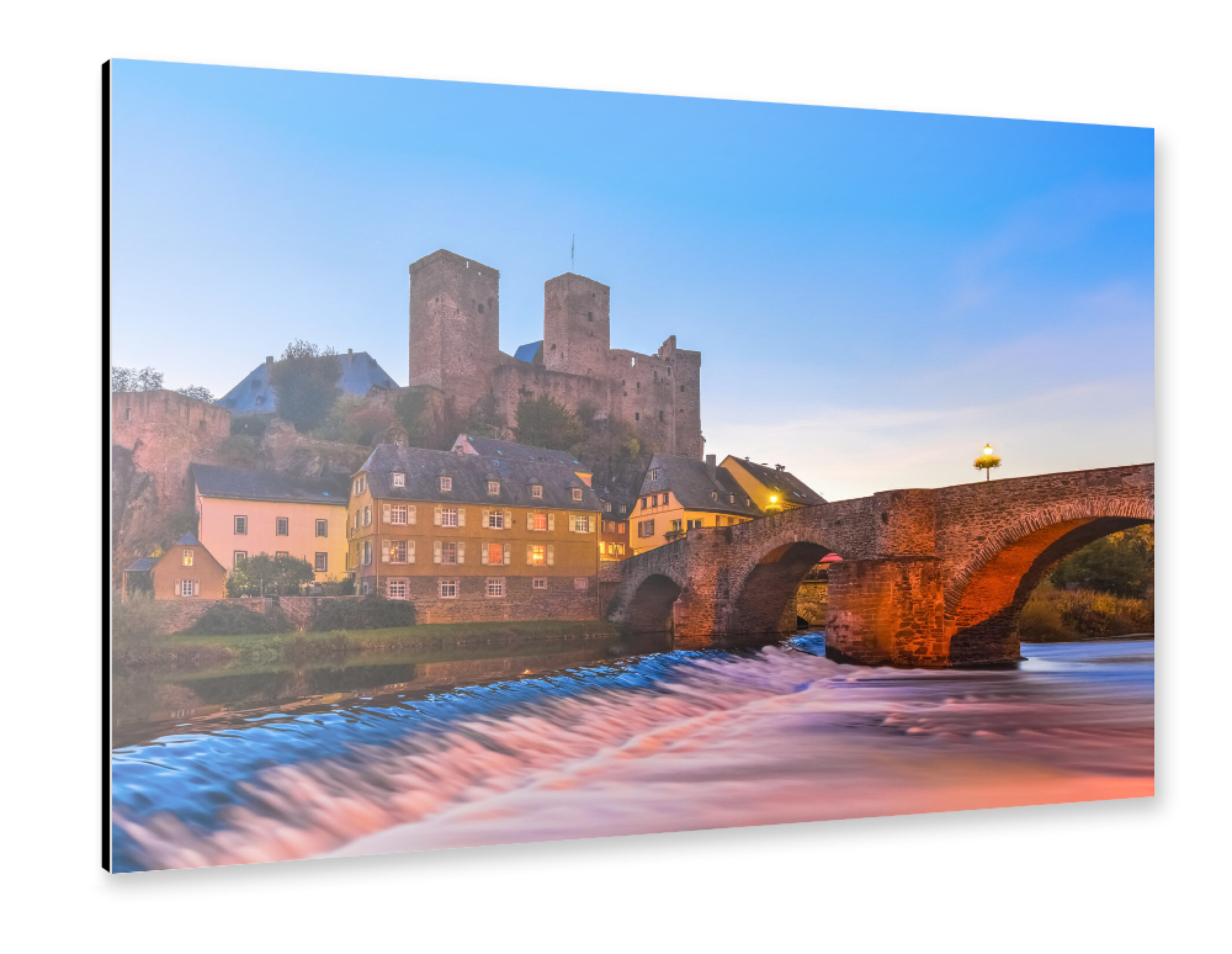 Alu-Dibond "Runkel, Hessen" 30x20 cm artboxONE