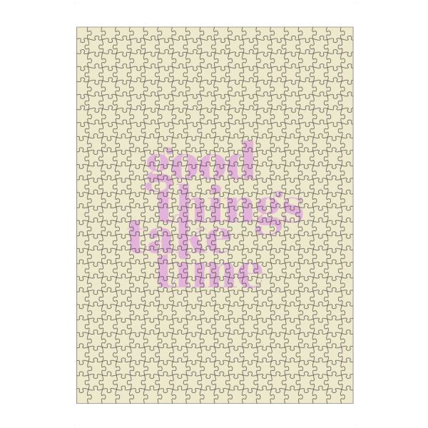 Puzzle Ravensburger "Good things - colorful" artboxONE - Typografie,Menschen,Liebe - Typo,Typografie,Bunt,Good,Things,Take,Time - Bild typo