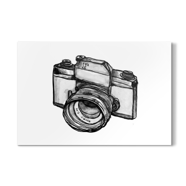Galerie-Print "Kamera Illustration" 30x20 cm artboxONE
