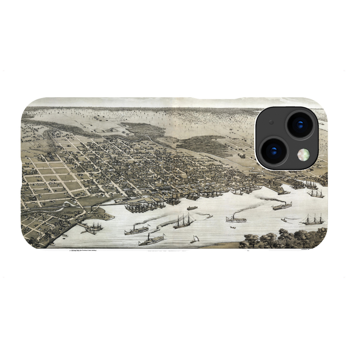 iPhone "Map of Jacksonville - Florida" Premium-Case Handyhülle artboxONE