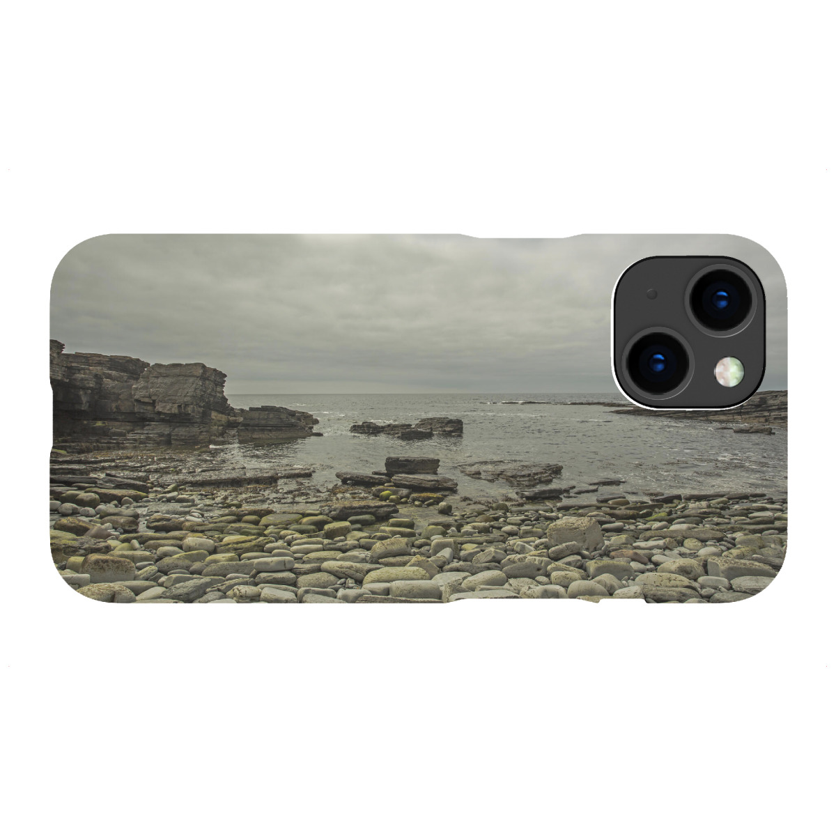"Steinige Küste auf Orkney"für iPhone - Premium-Case Handyhülle artboxONE