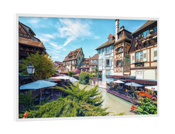 Poster mit weißem Rahmen "Colmarer Architektur" artboxONE - Städte,Reise,Architektur,Reise / Länder,Städte / Weitere
