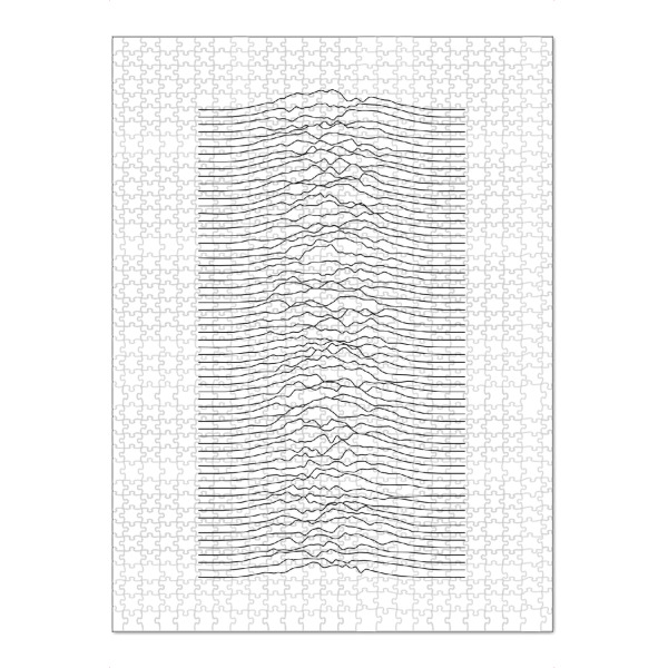 Puzzle Ravensburger "Mono-Wellenform" artboxONE - Abstrakt,Geometrie,Galaxy