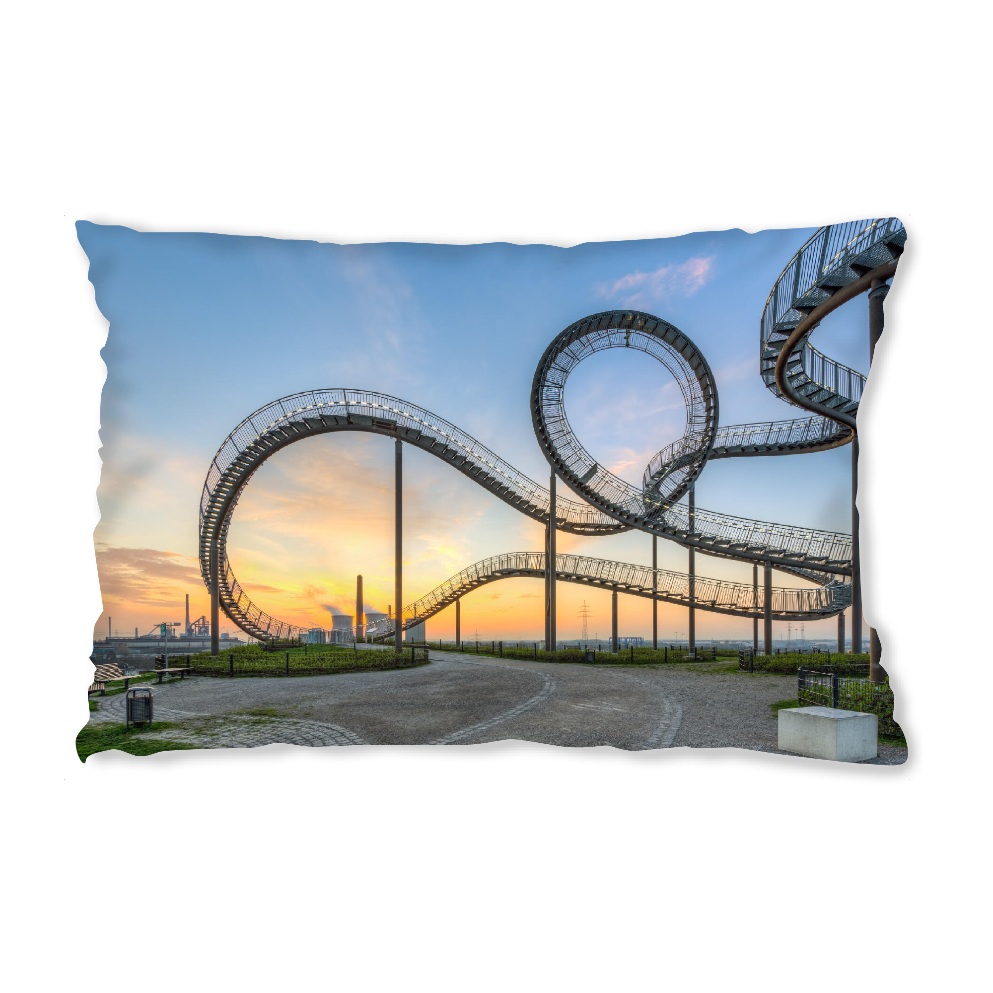 Design-Kissen "Tiger and Turtle in Duisburg" artboxONE - Städte,Reise,Architektur