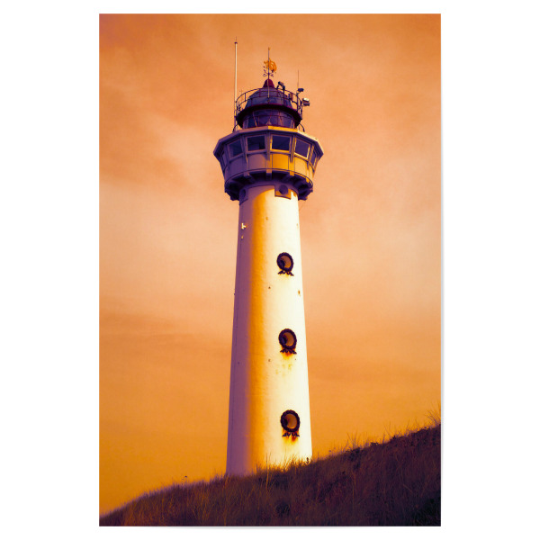 Poster "Der Leuchtturm von Egmond, NL" artboxONE - Reise,Architektur,Reise / Strand und Meer,Reise / Länder