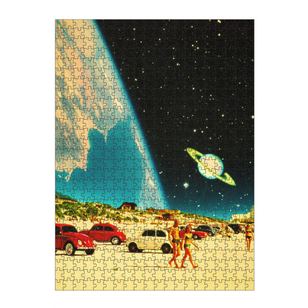 artboxONE Puzzle "Galaxy Beach" artboxONE - Reise / Strand und Meer,Automobile,Galaxy,Lustig