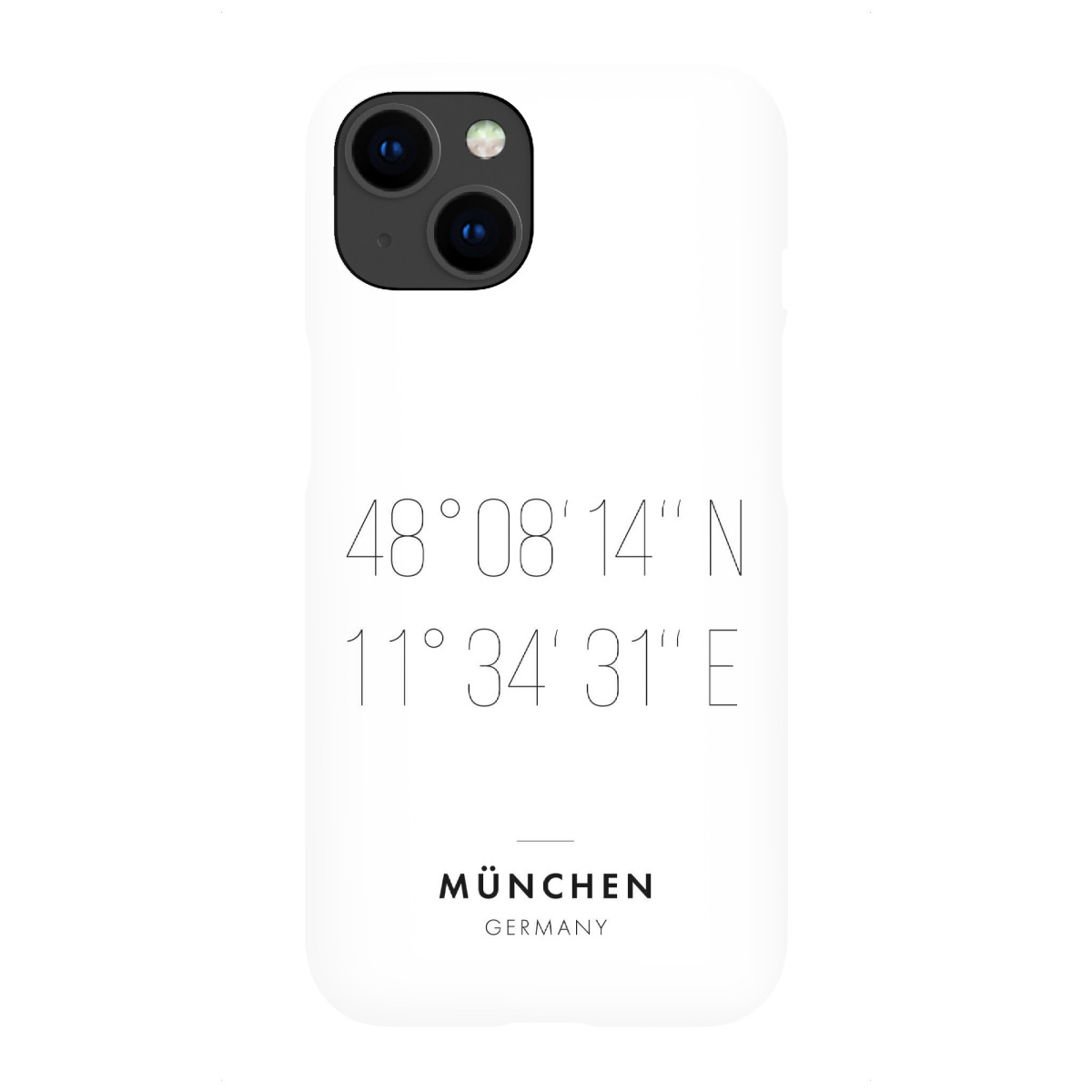 "Koordinaten München"für iPhone - Premium-Case Handyhülle artboxONE