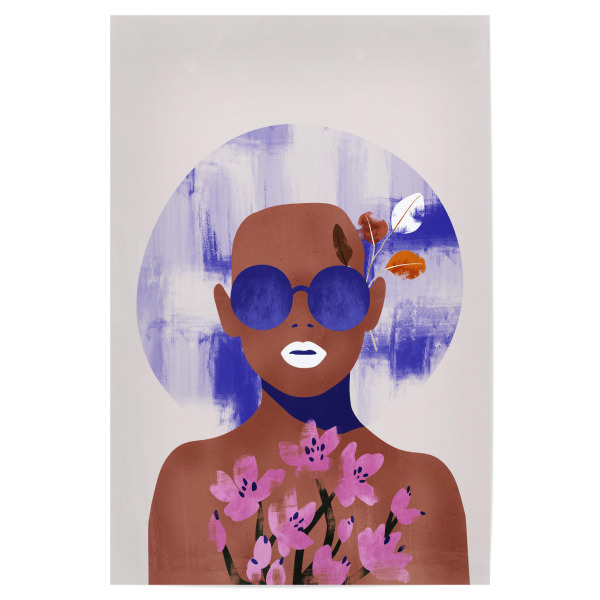 Poster "Portrait Floral von TAS" artboxONE - Natur,Floral,Abstrakt